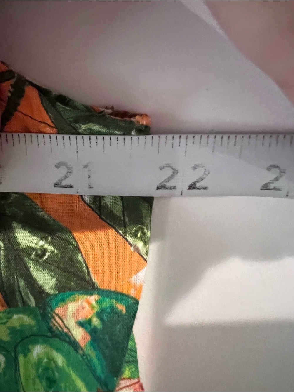 FARM Rio Tropical Botanical Ruffle-Sleeve Blouse Size Medium - Picture 12 of 16